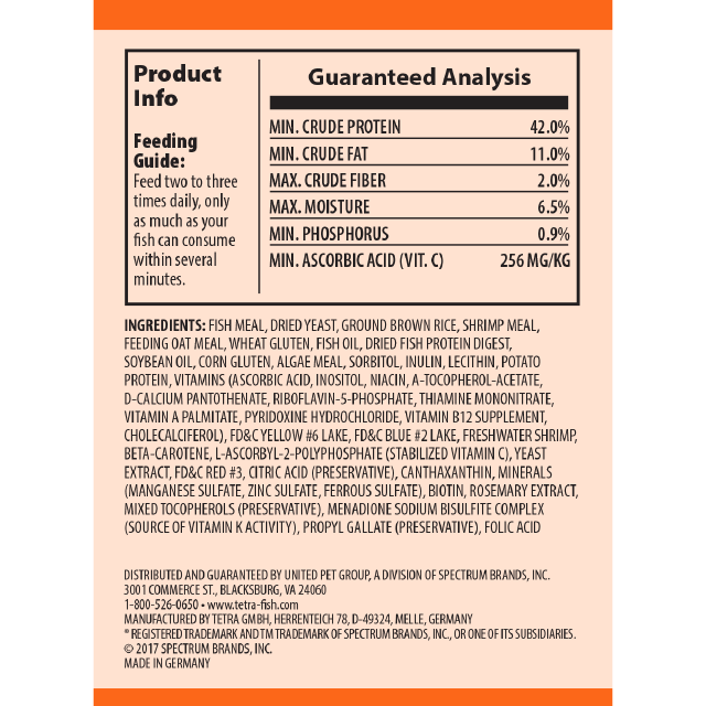 Tetra Goldfish Flakes 500ml 