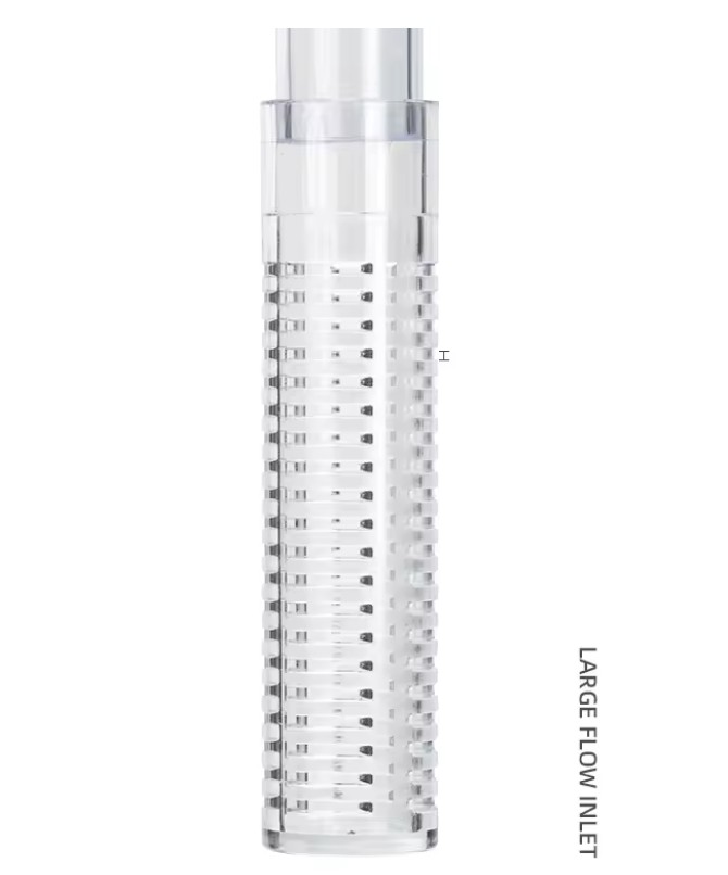 AP PLASTIC SKIMMER OUT & IN FLOW CLEAR -12MM