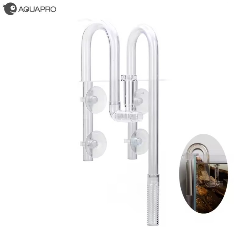 AP PLASTIC SKIMMER OUT & IN FLOW CLEAR -16MM