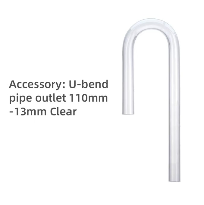 AP U-BEND PIPE OUTLET 110MM-12MM CLEAR