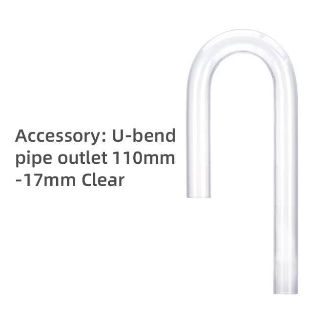 AP U-BEND PIPE OUTLET 110MM-16MM CLEAR