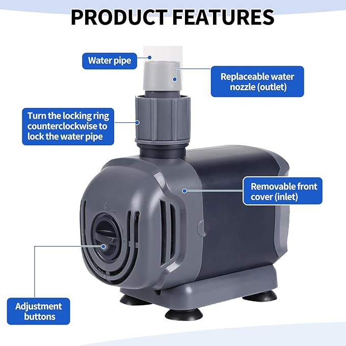 SQG WATER PUMP 704-2500 LTR