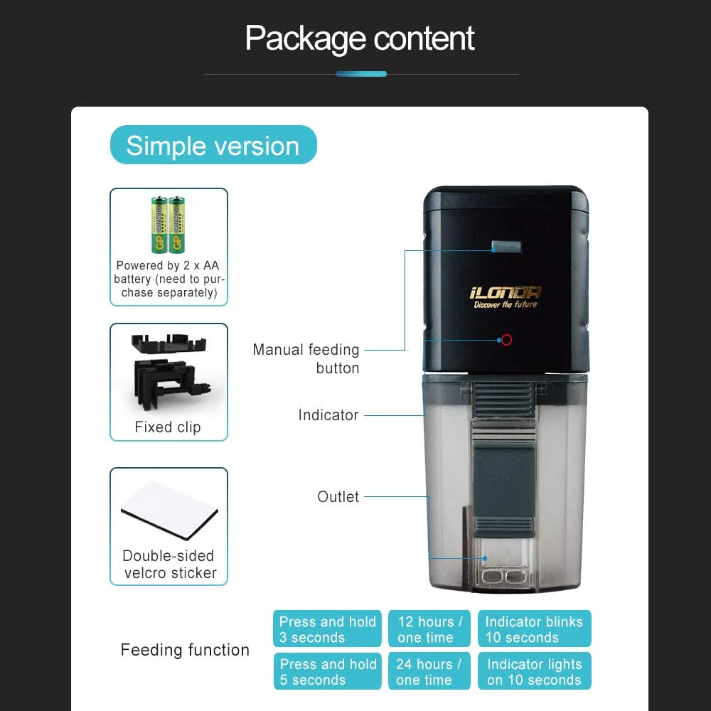 Ilonda wifi automatic feeder