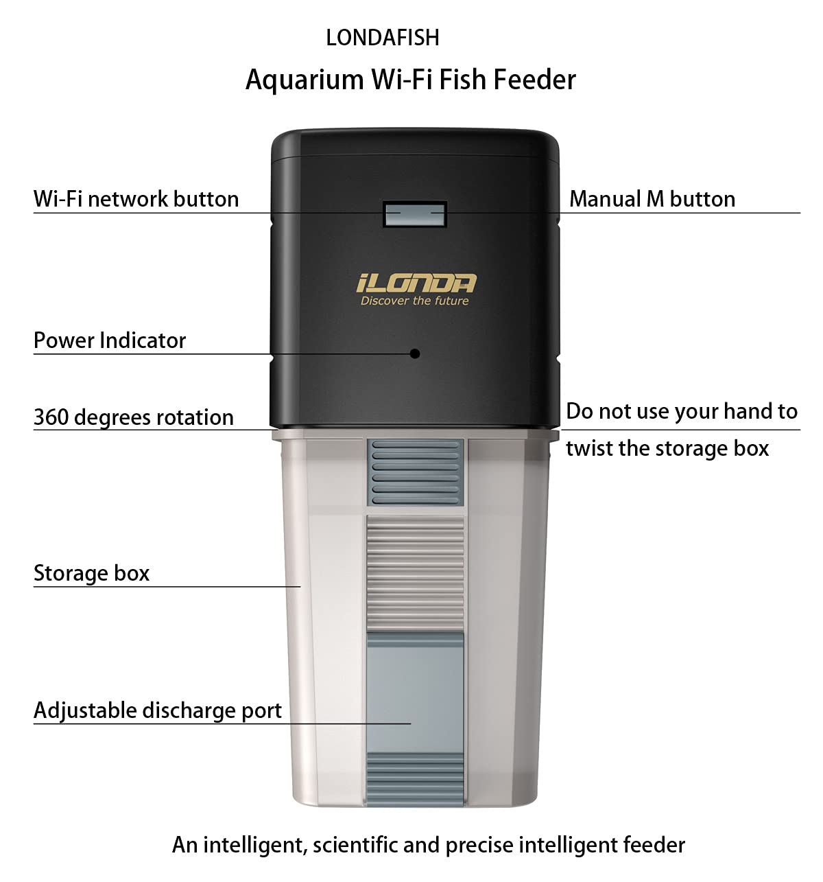 Ilonda wifi automatic feeder