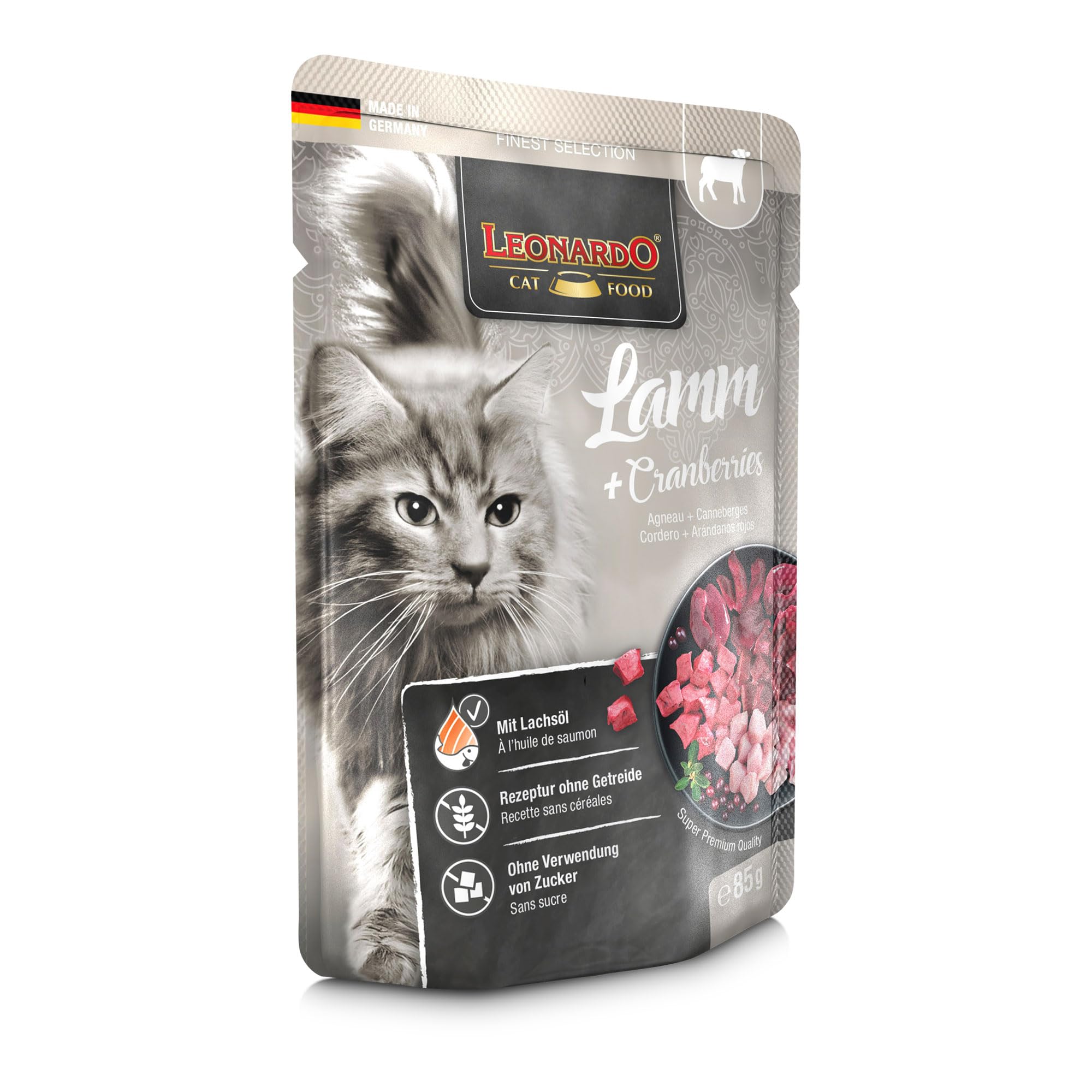 Leonardo Finest Selection Lamb + Cranberries 85g