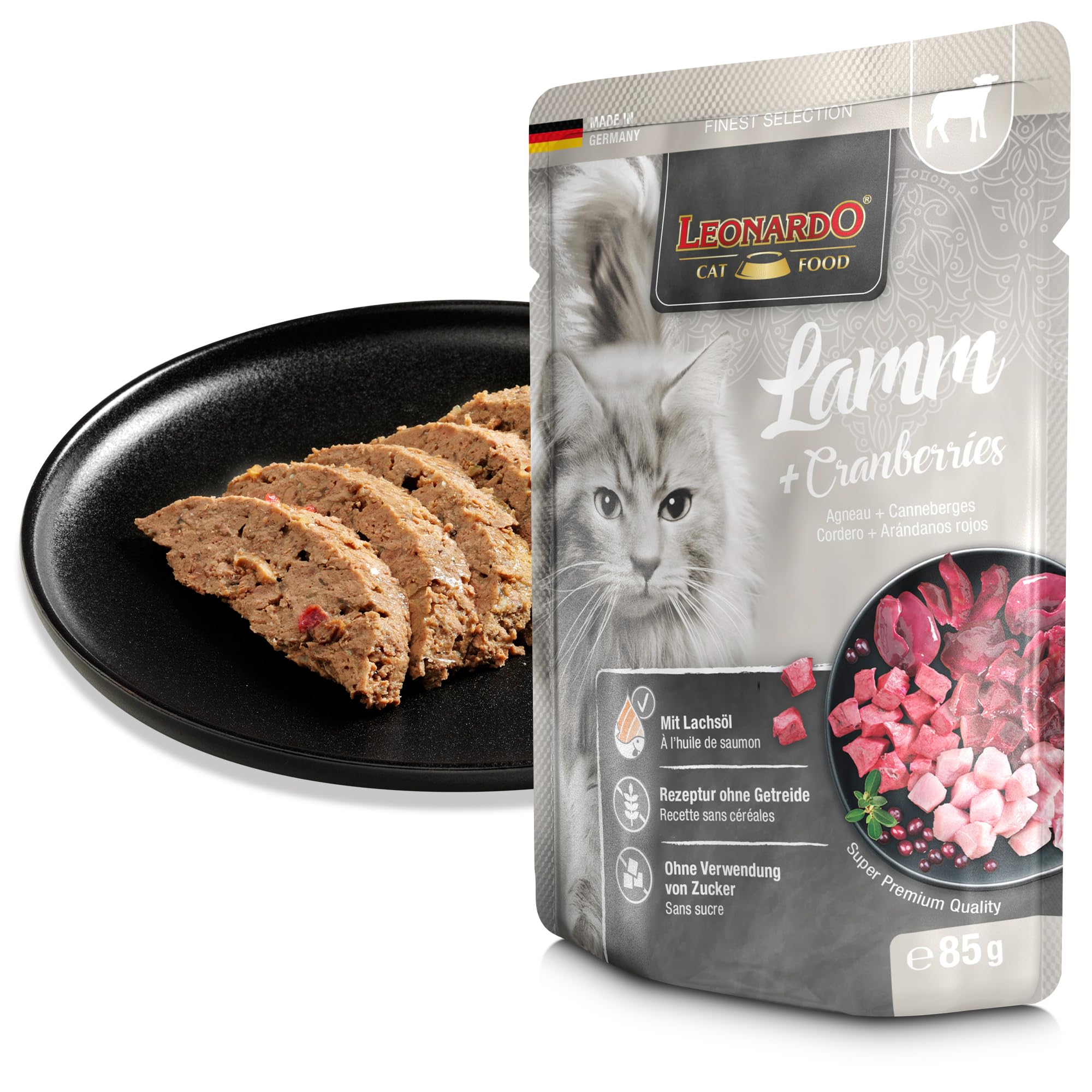 Leonardo Finest Selection Lamb + Cranberries 85g