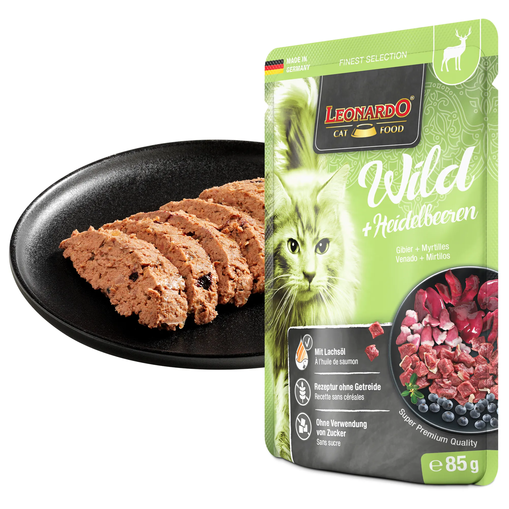 Leonardo 85g Venison (specifically Venison & Blueberry)