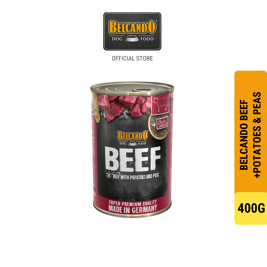 BELCANDO BEEF WITH POTATOES AND PEAS 400g