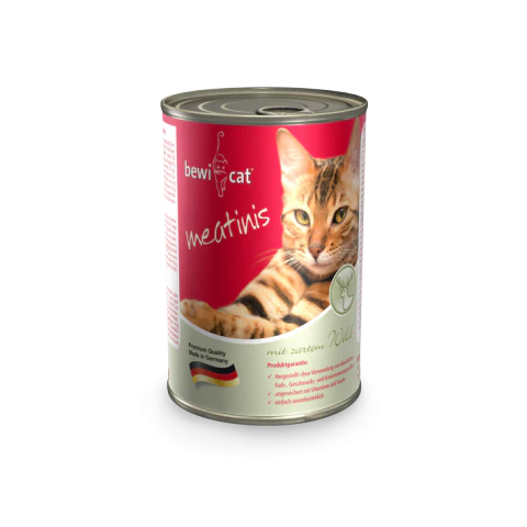 bewi cat wet food venison 400g