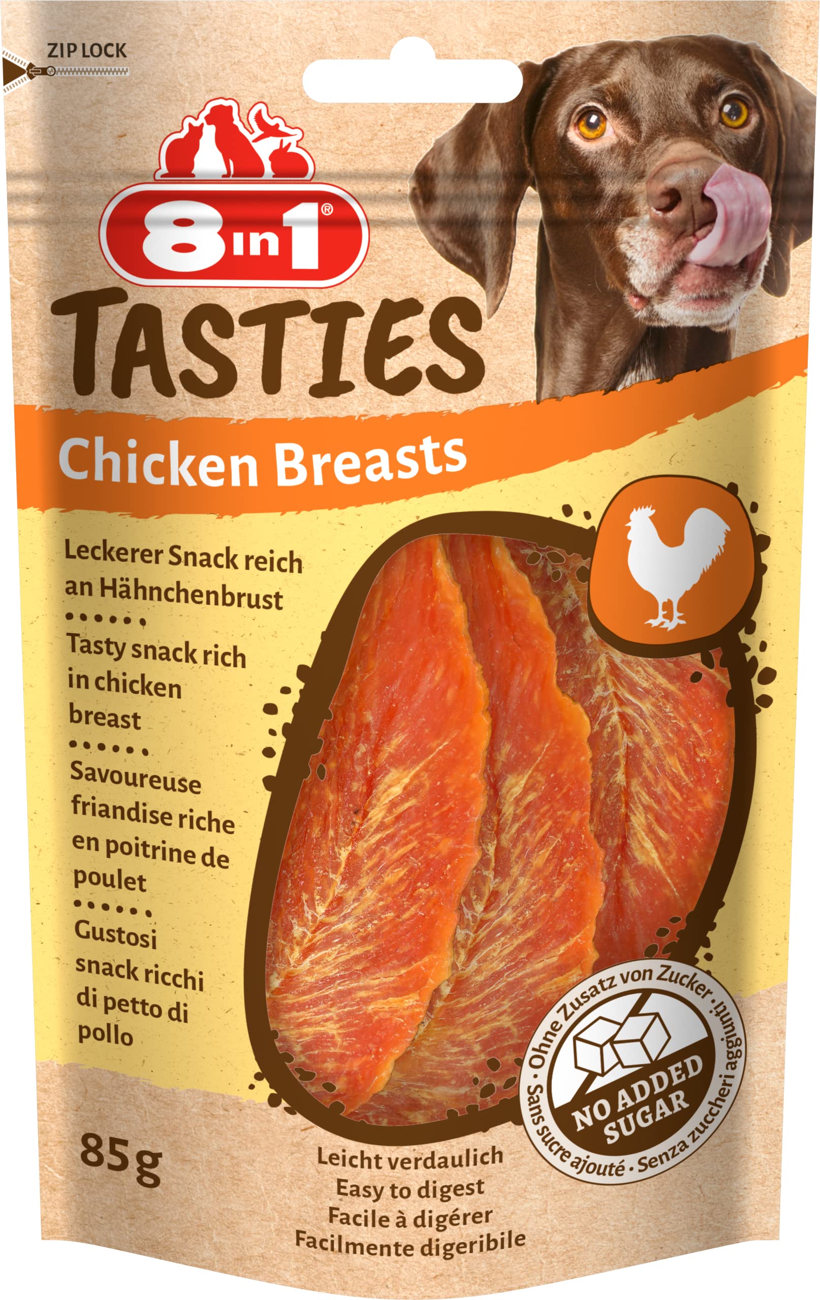 8in1 TASTY Chicken Breasts 85g