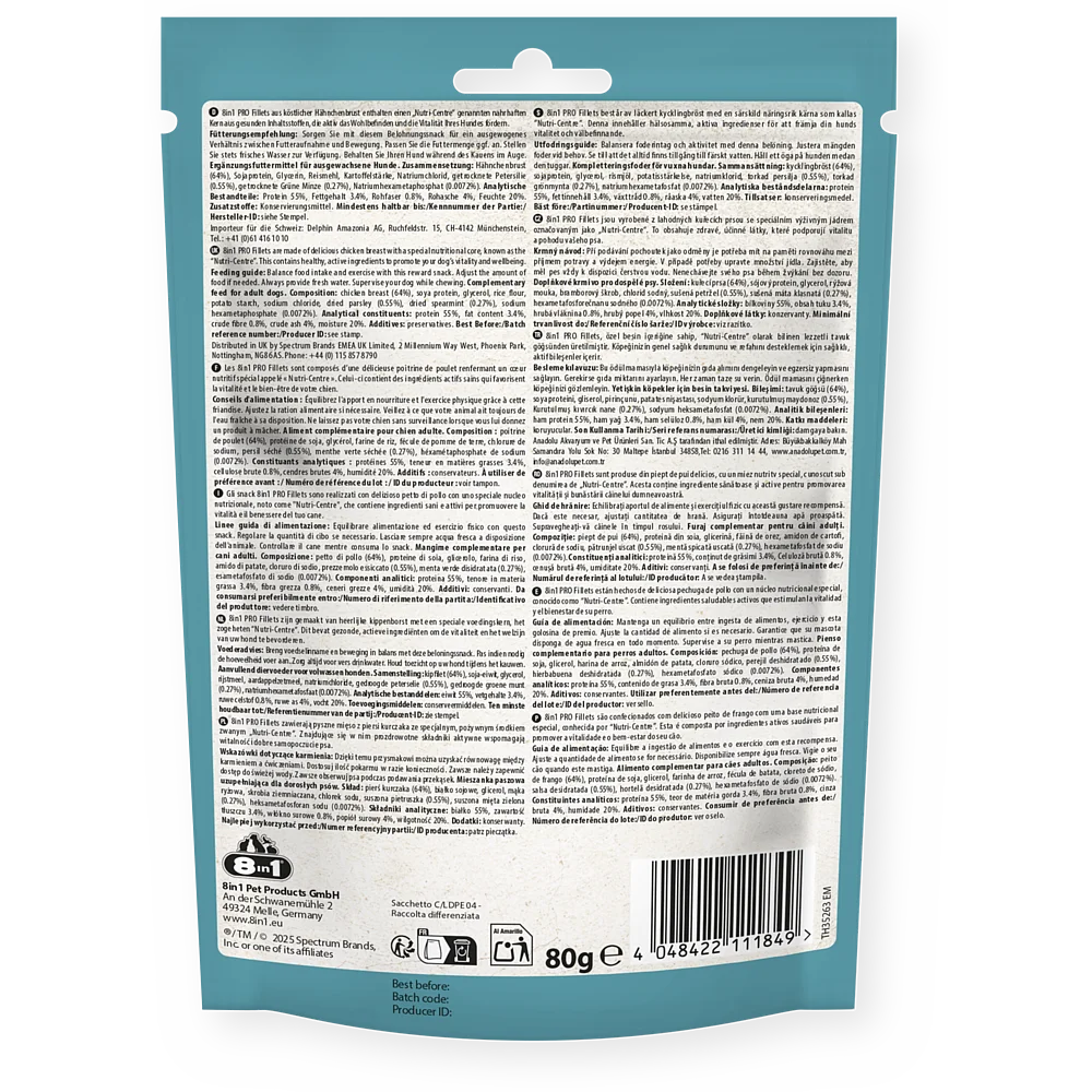 8in1 Fillets Pro Dental 80g