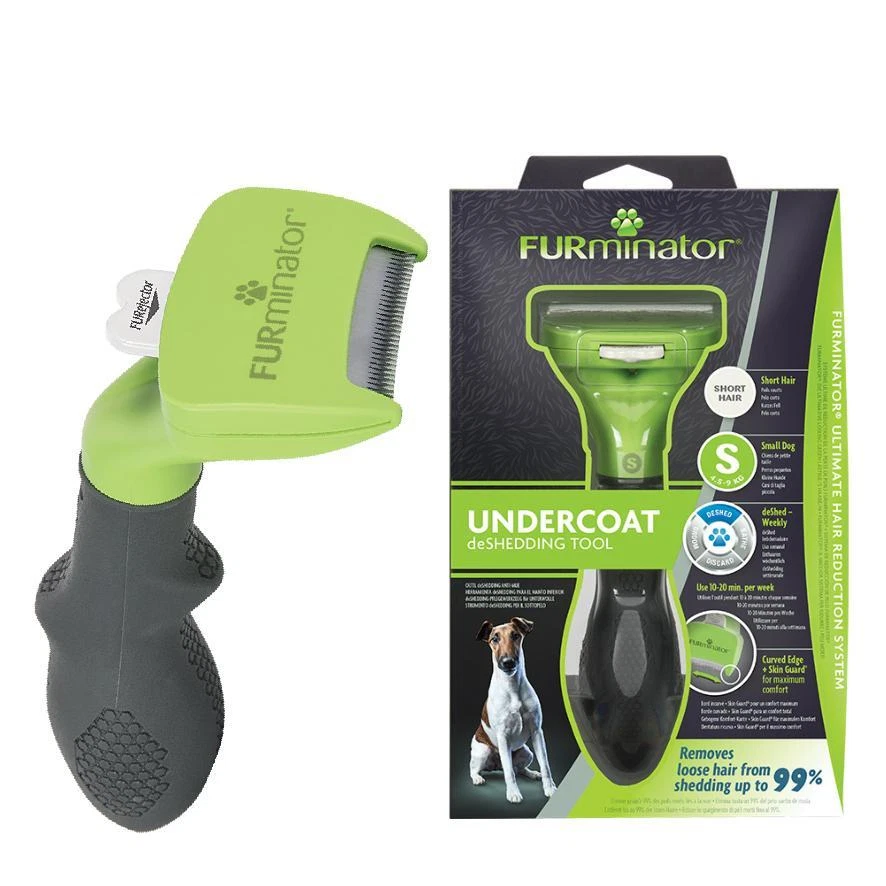 FURminator Undercoat deShedding Tool Brush for Small Dog