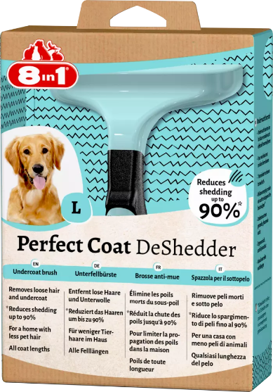 8in1 Perfect Coat DeShedder L