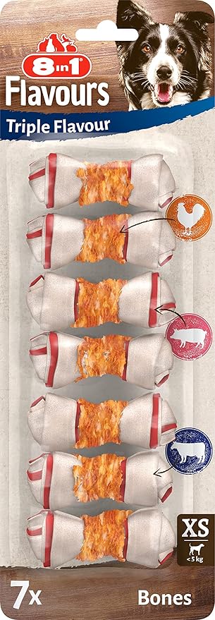 8in1 Triple Flavour bone xs