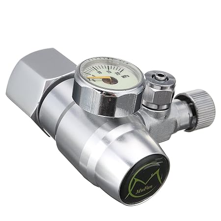 Mufan Single Gauge Manual Co2 Regulator For Aquarium With The Thread Size G 5/8