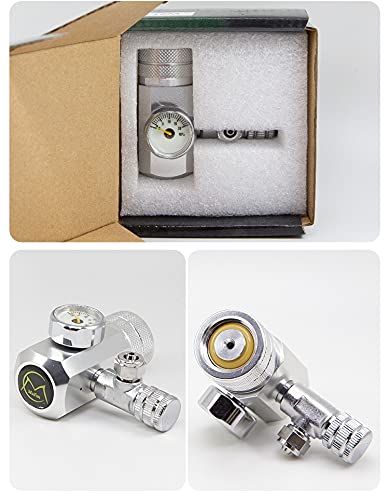 Mufan Single Gauge Manual Co2 Regulator For Aquarium With The Thread Size G 5/8