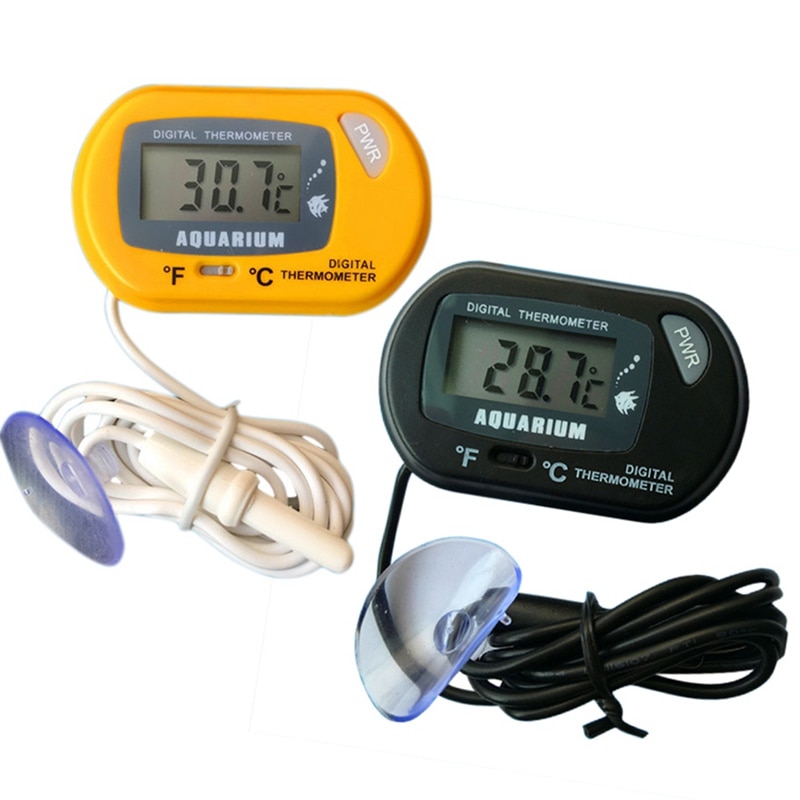 LCD Digital Aquarium Thermometer Fish Tank Water Terrarium Temperature