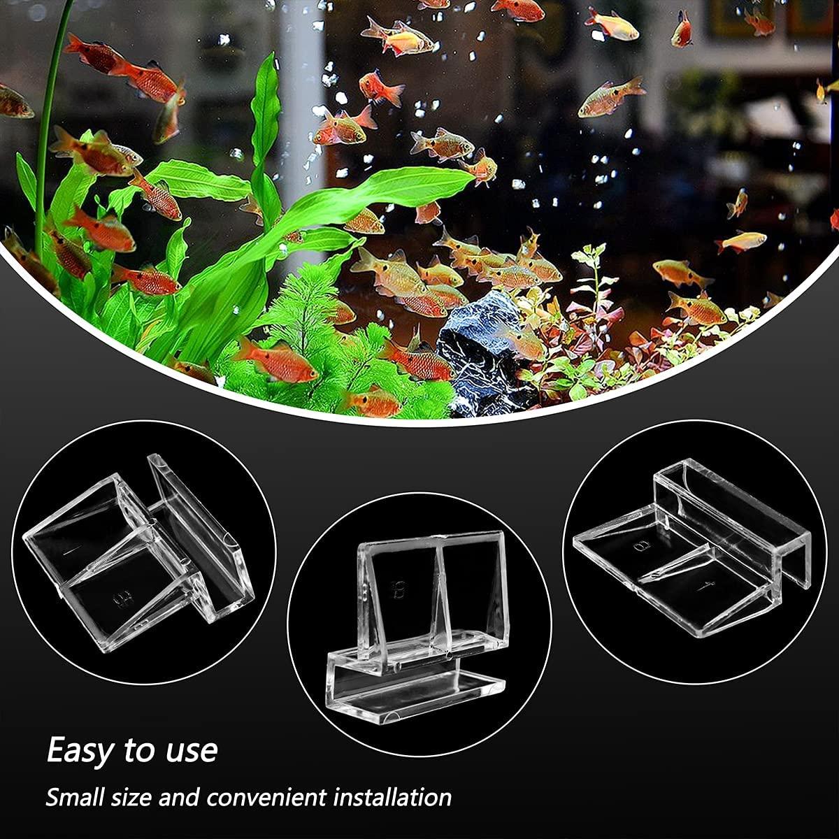 Aquarium Glass Cover Clips 5-6mm-4 PAK