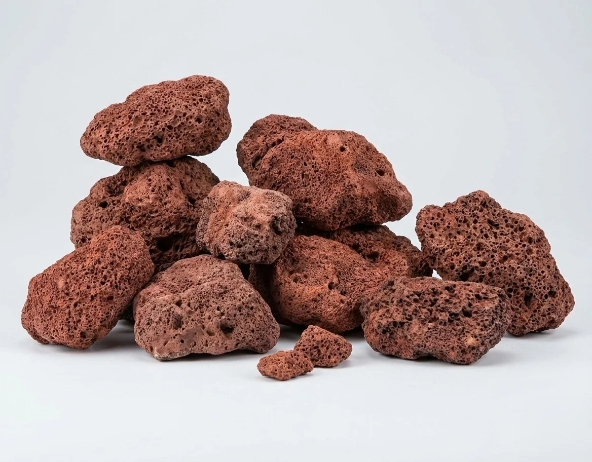 Red lava stone Per KG