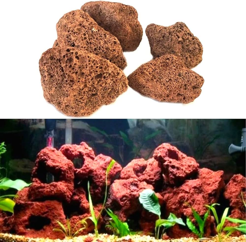 Red lava stone Per KG