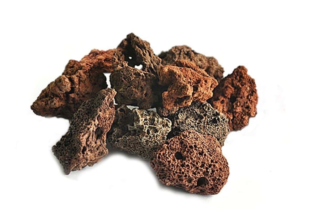 Red lava stone Per KG