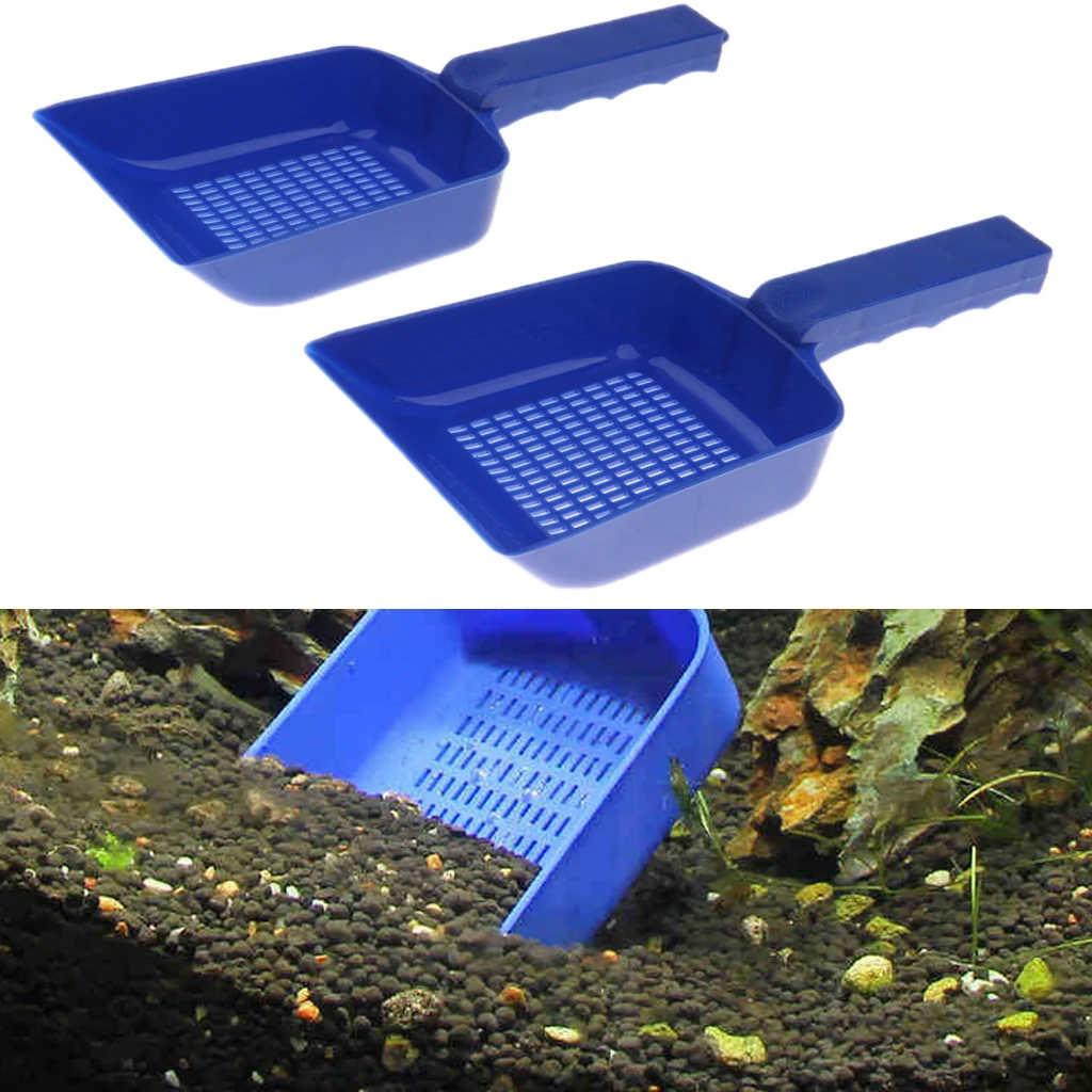 Aquarium gravel shovel