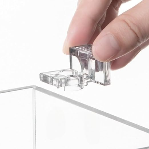 Fish tank glass lid clips 12mm Pack of 4