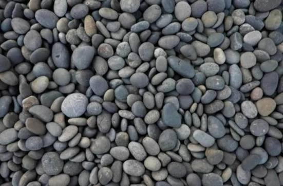 Black matt pebbles 4-5mm