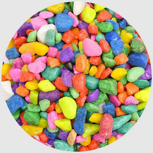 Pack of Multi-Color Stones 4-5 mm