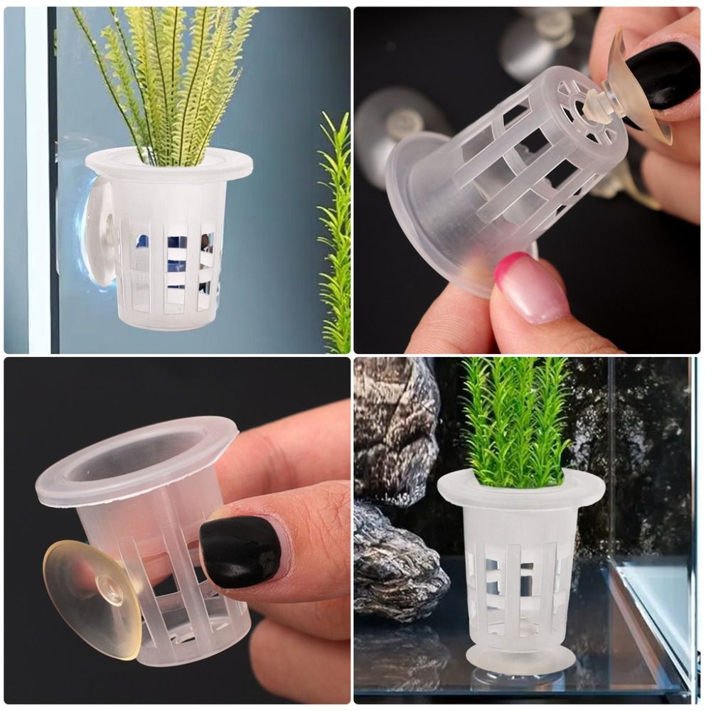 2 pcs Aquarium Fish Plant Basket
