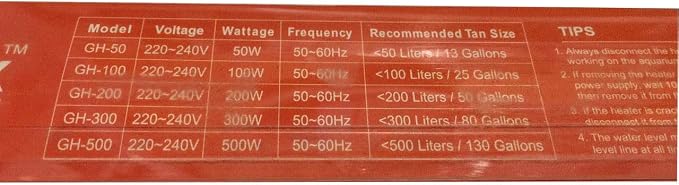 Aquarex 200W Aquarium Heater